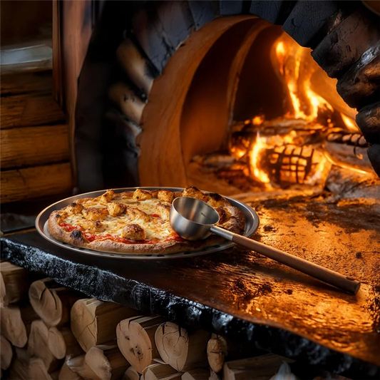 PALA PIZZA CON MANICO IN LEGNO