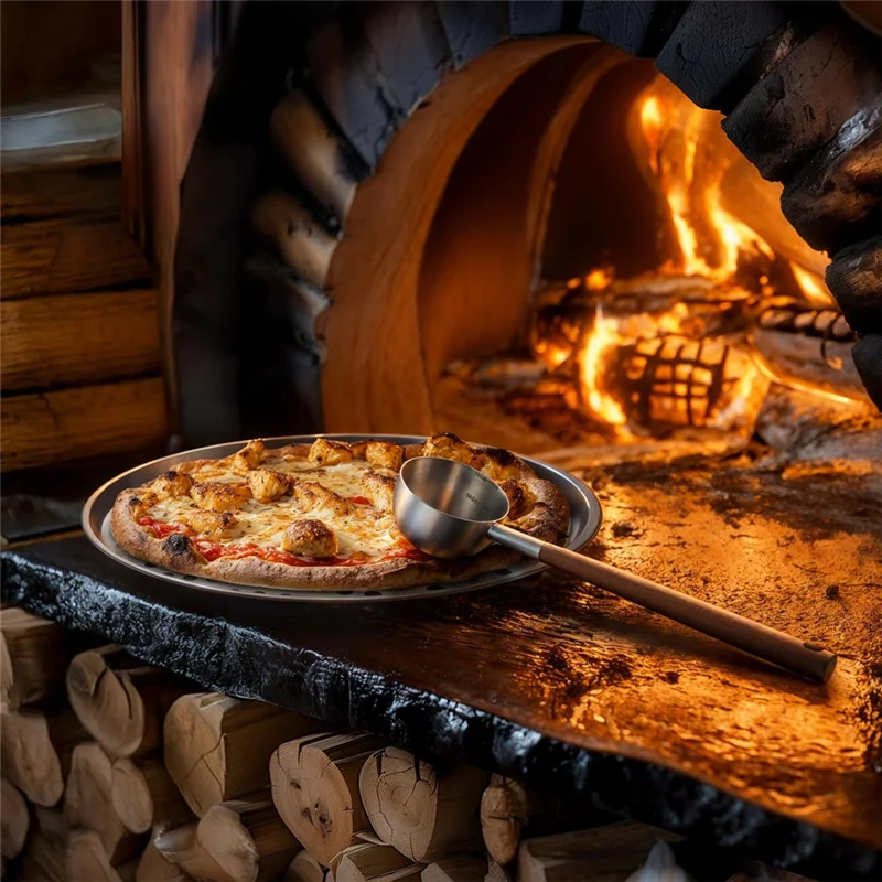 PALA PIZZA CON MANICO IN LEGNO